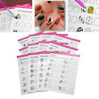 12x Drawing Nail Art Practice Learning Template Painting Guide Book Tools
