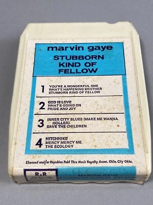 Soul 8 Track Tape Marvin Gaye Stubborn Kind of Fellow What's goin on R&R Music  - Image 1 of 4