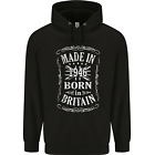 Born In Britain 78th Birthday Made 1946 Mens 80% Cotton Hoodie