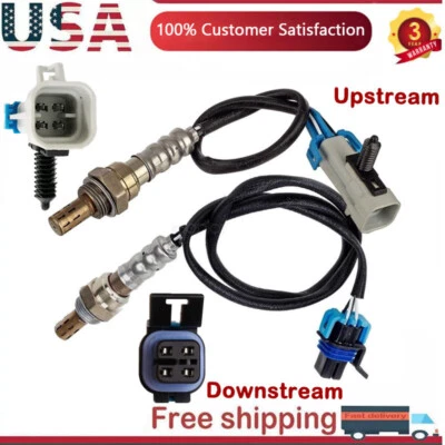 2X Up+Down Oxygen O2 Sensor For 2007-10 Chevrolet Cobalt HHR Pontiac G5 2.2L L4 - Imagem 1 de 4