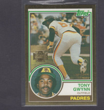 2001 TOPPS ARCHIVES GOLD BORDER PARALLEL 1983 ROOKIE REPRINT #12 TONY GWYNN