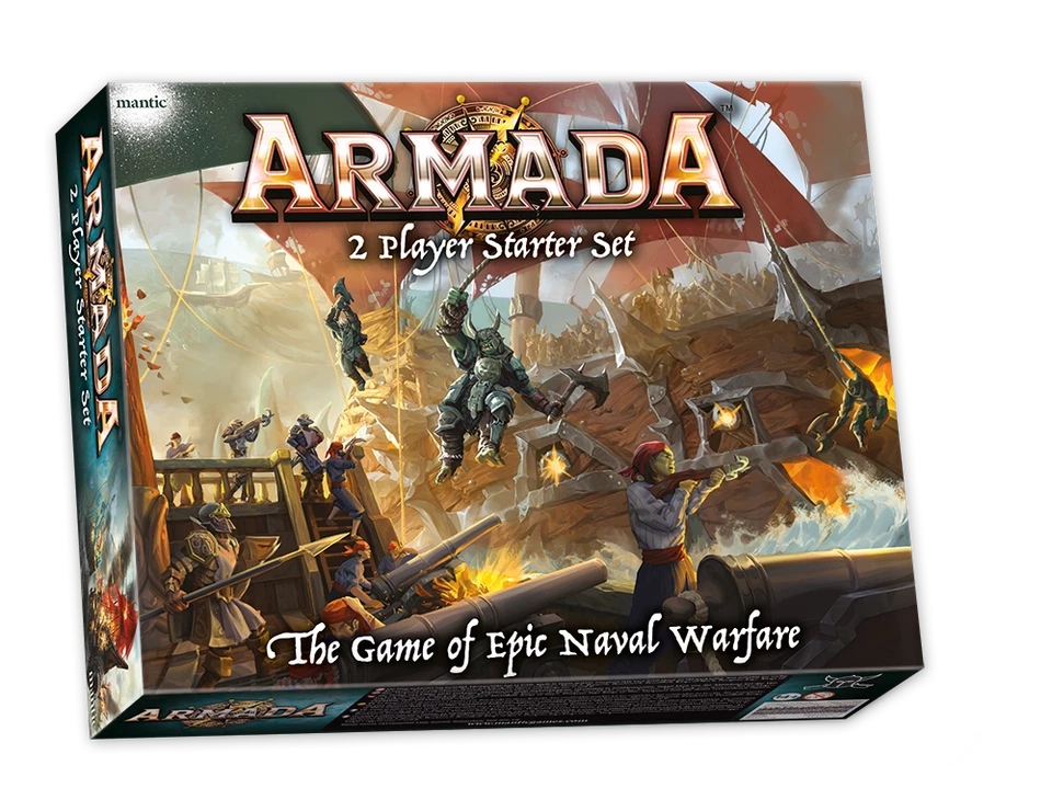 OEJ Armada 2 Player Starter Set Game of Epic Naval Warfare by Mantic