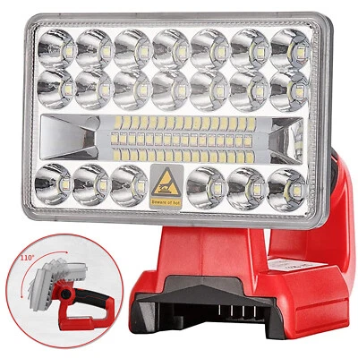 Cordless LED Work Light 18W 2000LM for Milwaukee 18V Li-Ion Battery 48-11-1811 - Image 1 of 4