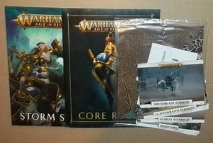 Warhammer Age Of Sigmar Storm Strike Books , Game Mat , and Unit Cards - Picture 1 of 5