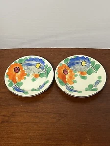 Platos de diseño floral pintados a mano Ditmar Urbach Art Deco años 30 (tienda) - Imagen 1 de 13
