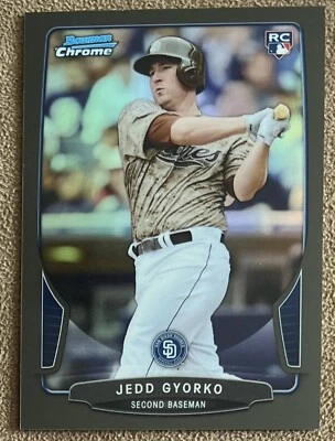 Jedd Gyorko 2013 Bowman Chrome Draft черный переливающийся дебютант No31 /35 Padres SSP - Изображение 1 из 2
