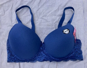Sofra Bra 42DD NEW Cotton navy Blue colour Large Full Cup Size Plus underwire - Picture 1 of 5