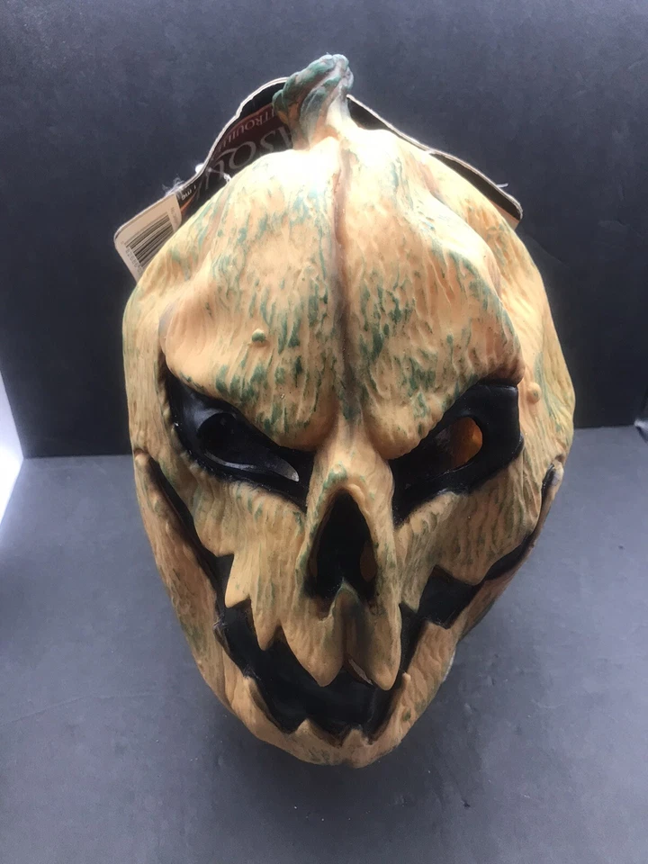 Máscara de calabaza malvada 2016 Seasonal Vision International máscara de látex para adultos Foto 1 de 4