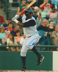 AUSTIN JACKSON HAND SIGNED AUTOGRAPH 8X10 PHOTO COA AUTO DETROIT TIGERS YANKEES - Picture 1 of 1