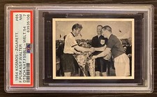 1954 Ferenc Puskas & Fritz Walter Kosmos Cigarette Card PSA 7 Hungary Vs Germany