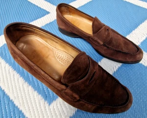 Church's 'Norris Mocasines Sin Cordones' Cuero Gamuza Marrón Hombre Cuero Italiano ** - Imagen 1 de 13