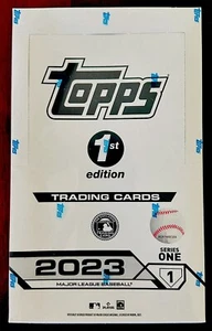 2023 Topps Series 1 1st EDITION Hobby Box Factory Sealed 24 Packs 1 Color/Pack - Picture 1 of 3