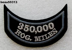 ⭐HARLEY DAVIDSON OWNERS GROUP HOG 350.000 MILEAGE MILES WESTE JACKE PATCH - Bild 1 von 1