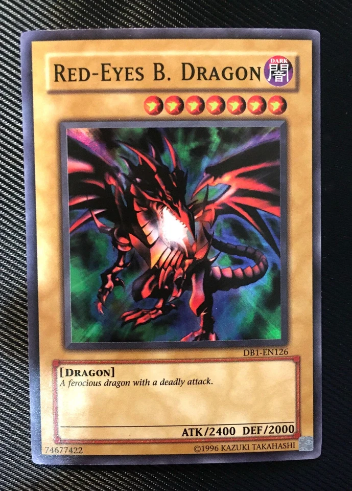 Red Eyes Black Dragon DB1-EN126 Super Rare Yugioh NM-M - Image 1 of 1