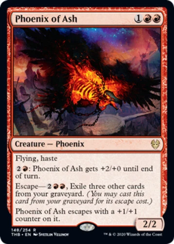 Phoenix of Ash ~ Near Mint Theros: Beyond Death MTG Magic UltimateMTG Red Card - Image 1 of 1