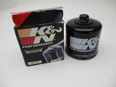 KN-138 K&N Performance Race-Spec Oil Filter for Suzuki Arctic Cat Powersports - Image 1 of 2