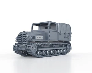 WWII - CZECH PRAGA T6 hollow - 3D resin printed model 1/48 1/56 1/72 1/87 1/100 - Picture 1 of 5