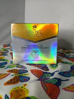 Secret Collagen Non Surgical Multi Vitamin E A & C Golden Magnetic Mud Mask  - Image 1 of 4