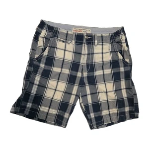 Vintage American Eagle Outfitters Herrenshorts Gr. 34 klassische Länge kariert adrett Y2K - Bild 1 von 7