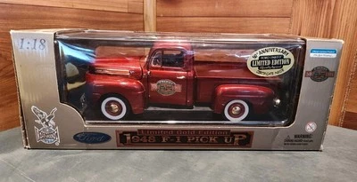 1948 FORD ROAD LEGENDS/YAT MING F-1 GOLD EDITION 1:18 SCALE DIE-CAST PICK UP - Изображение 1 из 4