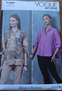 Vogue SEWING PATTERN V1899 Misses' Shirts Sizes XS-M Or L-XXL - Picture 1 of 8