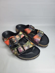 Papillio by Birkenstock Arizona Textile Floral Bouquet sandal US 6, 36 - Picture 1 of 5