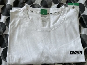 Camiseta DKNY blanca para hombre talla XL NUEVA CON ETIQUETAS - Imagen 1 de 5