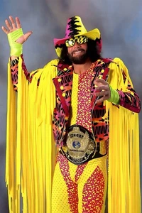 PÓSTER WWE GIGANTE 24” X 36” - MACHO MAN RANDY SAVAGE - Imagen 1 de 1
