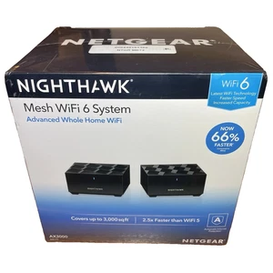 NETGEAR - Nighthawk AX3000 Mesh WiFi 6 System with Router + 1 Satellite Extender - Picture 1 of 3