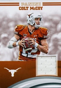 Colt Mccoy 2015 Panini Game Worn Jersey Patch Texas Longhorns - Picture 1 of 2