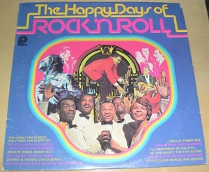 VARIOUS - The Happy Days of Rock 'n Roll (LP, 1975) Very Good+ - Picture 1 of 1
