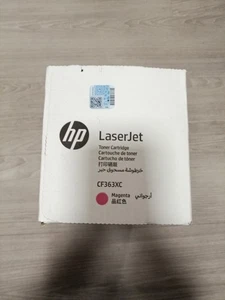 HP (508X) CF363XC Toner magenta, OVP leicht beschädigt, TONER UNBENUTZT - Bild 1 von 2