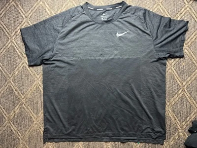 Nike Running Dry Medalist Short Sleeve Training Shirt 891426 Dark Gray 2xl - Image 1 of 4