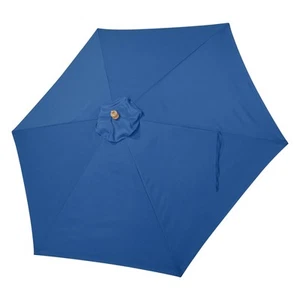 Yescom 9 Ft Patio Umbrella Replacement Canopy for 6 Rib Market Outdoor Pool Navy - Picture 1 of 9