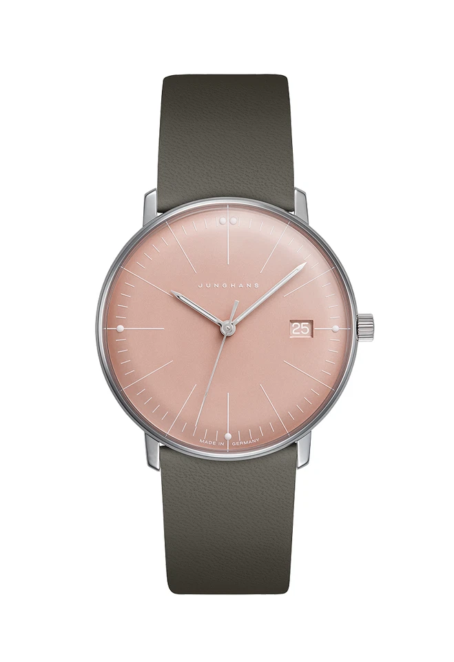 Reloj Junghans Max Bill para mujer 32,7 mm esfera rosa gris 47/4555,02 Foto 1 de 1