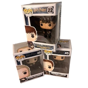 Funko Pop! Harry Potter Lot of 3 Longbottom 22 Remus Lupin  45 Peter Pettigrew - Picture 1 of 11