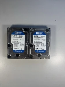 2 PIECES - WESTERN DIGITAL WD10EALX WDBLUE HARD DISK 3.5 1TB SATA3 7200RPM - Photo 1/4