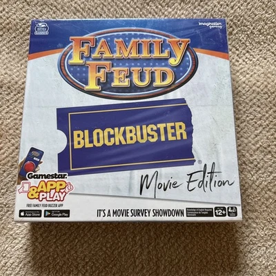 Family Feud Blockbuster Movie Edition Trivia Survey Showdown BOARD GAME New 2020 - Image 1 of 4