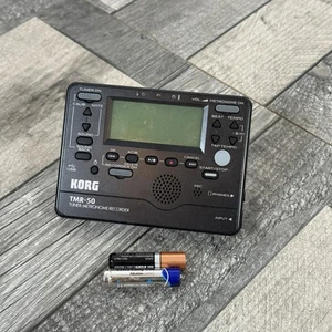 Korg TMR-50 Tuner Metronome Recorder Black Battery Portable Input Phones Output - Imagen 1 de 18
