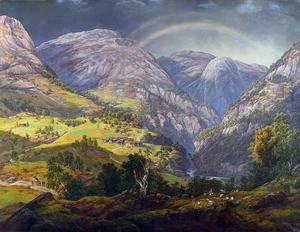 "View from Stahlheim" Painting by Johan Christian Dahl  - Poster in 6 Sizes - Picture 1 of 1