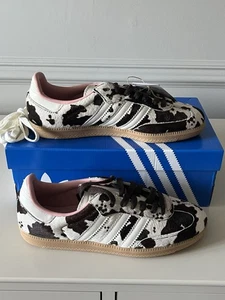 ADIDAS Samba og Cow Print Trainers Size UK6_7 - Picture 1 of 7