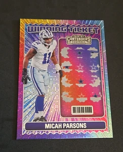 Biglietto vincente 2024 Contenders Football #20 MICAH PARSONS Sparkle Dots - Foto 1 di 7