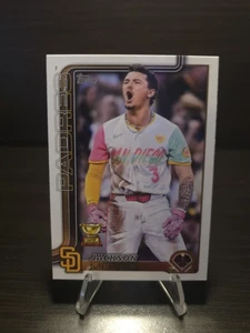 2025 Topps Series 1 #125 Jackson Merrill Gold Rookie Cup San Diego Padres - Picture 1 of 2