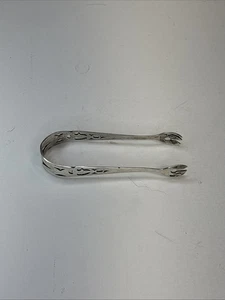 Webster Sterling Silver 1930 Sugar Cube Tongs. 3” - Picture 1 of 7