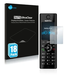 18x Folie für AVM Fritz!Fon C5 Schutzfolie Displayschutz Display Schutz Klar - Zdjęcie 1 z 11