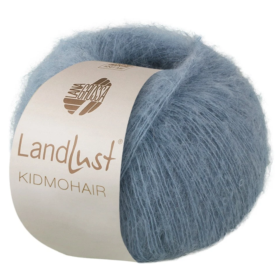 Wolle Kreativ! Lana Grossa - Landlust Kidmohair  Fb. 8 graublau 25 g - Bild 1 von 1