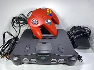 Nintendo 64 System Console with Jumper Pak and Controller - Picture 1 of 10
