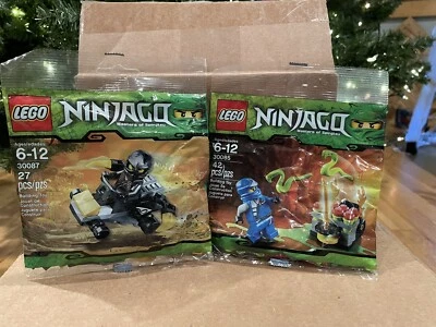 LEGO Ninjago Jay ZX Jumping Snakes 30085 Cole’s Car 30087 Nuevo Retirado 2012 Foto 1 de 2