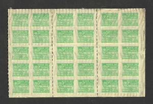 Idaho Oleomargarine Tax Stamps #OL12 MINT SCARCE RARE Triple Pane of 10 CAT $750 - Picture 1 of 2