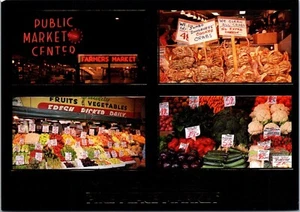 Pike Place Public Market Seattle Washington Postcard CT-3636 Unposted - Picture 1 of 2